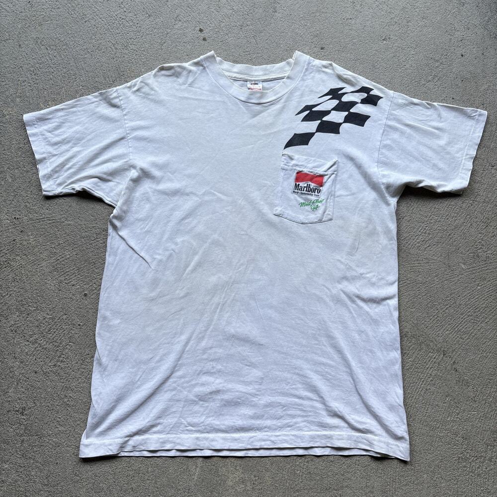 Vintage 1994 Pocket Marlboro Team Penske Indy Car Racing T-Shirt XL Mid Ohio